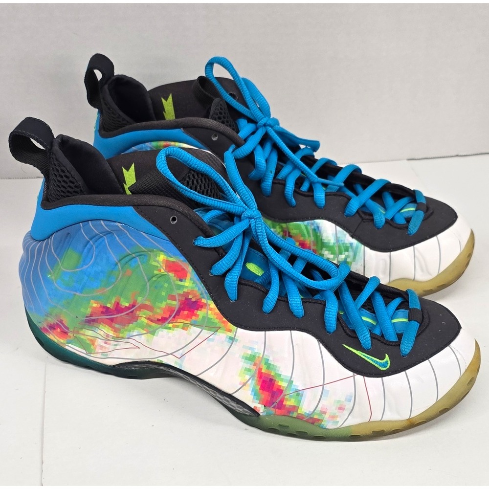 Nike Air Foamposite One PRM Weatherman Mid Top Sneakers 575420-100 2013
